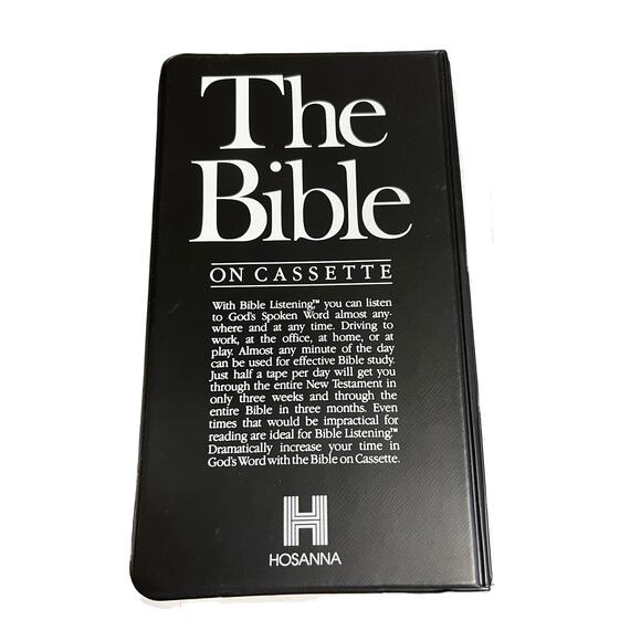 Vintage The Bible King James Edition New Testament 12 Cassette Collection - Picture 2 of 4